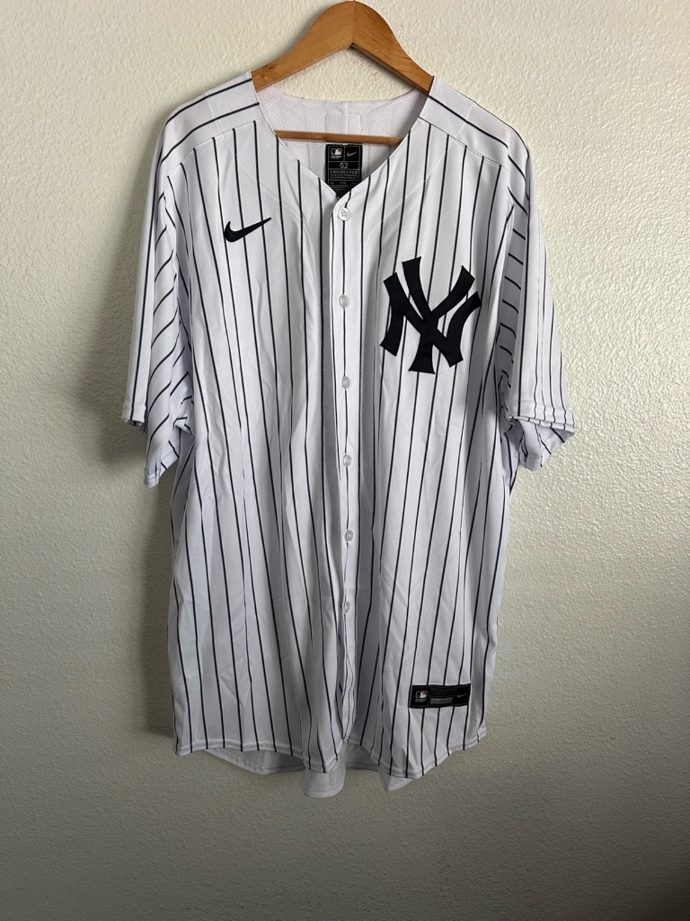 Nike New York Yankees MLB Baseball Jersey Made In USA Aaron Judge Size 52 2XL
